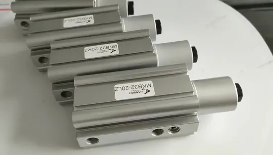 Cilindro de sujeción rotativo serie Mkb de alta calidad, cilindro neumático de esquina