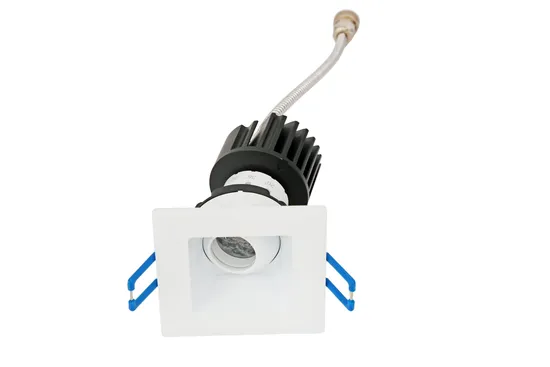 Luces de techo LED empotradas con control remoto, cuadradas de 2 pulgadas, con cardán, inteligentes, RGBCW, fabricante, lentes LED, diseño modular intercambiable, IP54
