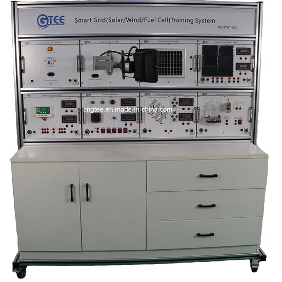 Equipos de enseñanza profesional Sistema de formación en redes inteligentes (solar/eólica/pilas de combustible) Nuevos equipos de formación en energía solar